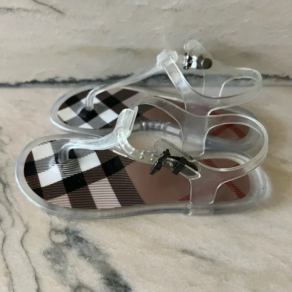 Burberry Jelly Thong Sandals - Picture 2 of 7